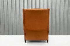  Jorge Jabour Brazilian Modern Club Chair in Hardwood Leather by Jorge Jabour 1960 s - 3298897