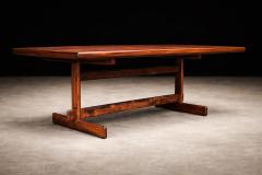  Jorge Jabour Brazilian Modern Dining Table in Rosewood by Jorge Jabour 1960s Lot 636A - 4480792