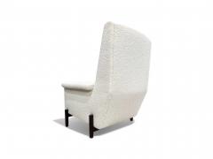  Jorge Jabour Club Chair in Hardwood Boucle Jorge Jabour 1960s Lot 233A - 4085144