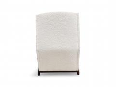  Jorge Jabour Club Chair in Hardwood Boucle Jorge Jabour 1960s Lot 233A - 4085145