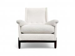  Jorge Jabour Club Chair in Hardwood Boucle Jorge Jabour 1960s Lot 233A - 4085152