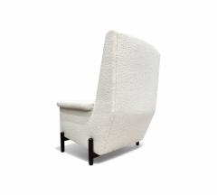  Jorge Jabour Club Chair in Rosewood Boucle Jorge Jabour 1960s Lot 233A - 4356300