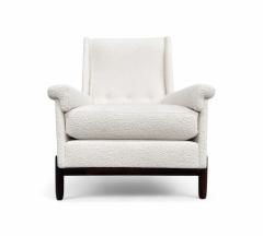  Jorge Jabour Club Chair in Rosewood Boucle Jorge Jabour 1960s Lot 233A - 4356301