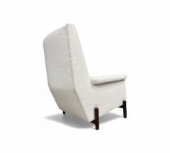  Jorge Jabour Club Chair in Rosewood Boucle Jorge Jabour 1960s Lot 233A - 4356303