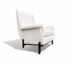  Jorge Jabour Club Chair in Rosewood Boucle Jorge Jabour 1960s Lot 233A - 4356304