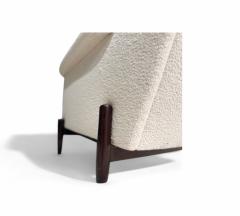  Jorge Jabour Club Chair in Rosewood Boucle Jorge Jabour 1960s Lot 233A - 4356308
