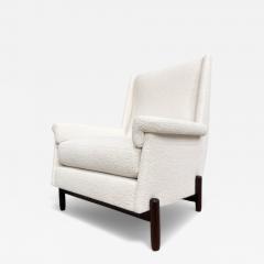  Jorge Jabour Club Chair in Rosewood Boucle Jorge Jabour 1960s Lot 233A - 4358379