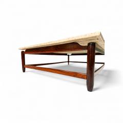  Jorge Jabour Coffee Table in Rosewood Marble Jorge Jabour 1960s Lot 645 - 4372878