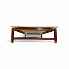  Jorge Jabour Coffee Table in Rosewood Marble Jorge Jabour 1960s Lot 645 - 4372886