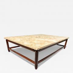  Jorge Jabour Coffee Table in Rosewood Marble Jorge Jabour 1960s Lot 645 - 4374546