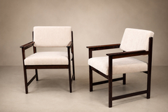  Jorge Jabour Pair of Brazilian Mid Century Modern Rosewood Armchairs by Jorge Jabour Mauad - 4692814