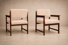  Jorge Jabour Pair of Brazilian Mid Century Modern Rosewood Armchairs by Jorge Jabour Mauad - 4692821