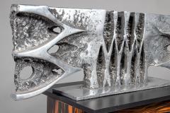  Josep Jordi Guardiola i Bonet ABSTRACT CAST ALUMINIUM SCULPTURE BY JORDI BONET - 3484589