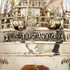  Juan Sebasti n Elcano Very large Spanish silver nef - 4354209