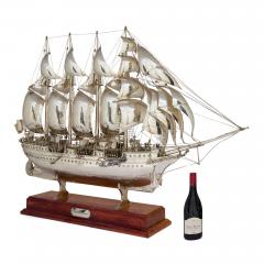  Juan Sebasti n Elcano Very large Spanish silver nef - 4354215