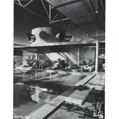  Julius Shulman Original Julius Shulman Photo Frey Residence Print 1990s - 4576522