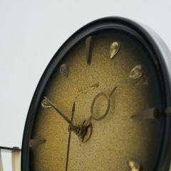  Junghans Uhren GmbH Junghans Mid Century Table Clock in Metal and Brass 1950s - 4608958