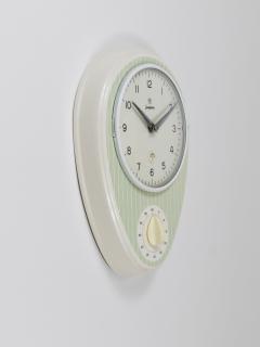  Junghans Uhren GmbH Junghans Striped Max Bill Style Midcentury Wall Clock Timer Germany 1960s - 4245403