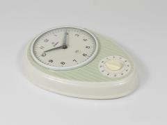  Junghans Uhren GmbH Junghans Striped Max Bill Style Midcentury Wall Clock Timer Germany 1960s - 4245411