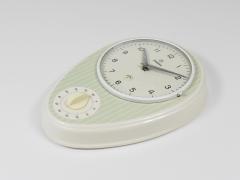  Junghans Uhren GmbH Junghans Striped Max Bill Style Midcentury Wall Clock Timer Germany 1960s - 4245414