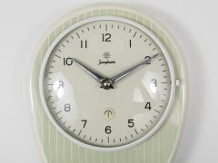  Junghans Uhren GmbH Junghans Striped Max Bill Style Midcentury Wall Clock Timer Germany 1960s - 4245415