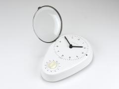  Junghans Uhren GmbH Max Bill White Wall Clock Timer Mid Century Modern Junghans Germany 1950s - 4431498