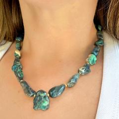  Just Jules Boulder Opal Diamond Yellow Gold One of a Kind Necklace Just Jules 2025 - 4711151