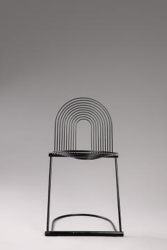  Jutta Herbert Ohl Herbert Ohl for Rosenthal Studio black Swing chair Germany 1982 - 3094290