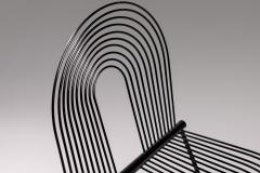  Jutta Herbert Ohl Herbert Ohl for Rosenthal Studio black Swing chair Germany 1982 - 3094292