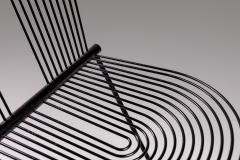  Jutta Herbert Ohl Herbert Ohl for Rosenthal Studio black Swing chair Germany 1982 - 3094293