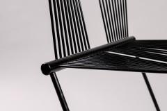 Jutta Herbert Ohl Herbert Ohl for Rosenthal Studio black Swing chair Germany 1982 - 3094307