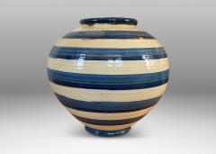  K hler Kahler Large Striped Vase by K hler Keramik - 3938137