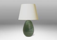  K hler Kahler Large Table Lamp in Deep Green Glaze by K hler Keramik - 3708326