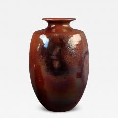  K hler Kahler Large Vase in Rust Red Luster by Kahler Keramik - 3440587