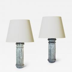  K hler Kahler Pair of Table Lamps by Svend Hammersh i for K hler - 3939766