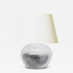  K hler Kahler Table Lamp in White Gray Stipple Glaze by Kahler - 3445549