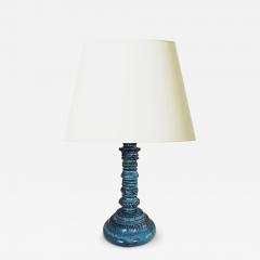  K hler Kahler Table Lamp with Tasel Form in Teal Black by Svend Hammersh i for K hler - 3508160