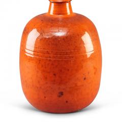  K hler Large Mod Lamp in Orange Glaze by Nils Kahler - 1655613