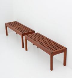  K llemo Scandinavian Benches in Teak by John Vedel Rieper for K llemo 1960s - 1247546