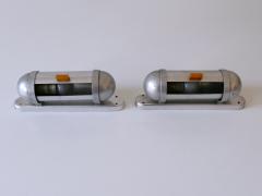  K nig Set of Two Streamline Design Sub Marine Cabinet Sconces by K nig Germany 1940s - 4014913