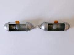  K nig Set of Two Streamline Design Sub Marine Cabinet Sconces by K nig Germany 1940s - 4014915