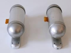  K nig Set of Two Streamline Design Sub Marine Cabinet Sconces by K nig Germany 1940s - 4014920