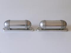  K nig Set of Two Streamline Design Sub Marine Cabinet Sconces by K nig Germany 1940s - 4014921