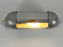  K nig Streamline Design Bauhaus Sub Marine Cabinet Sconce by K nig Germany 1940s - 4599866