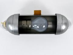  K nig Streamline Design Bauhaus Sub Marine Cabinet Sconce by K nig Germany 1940s - 4599869