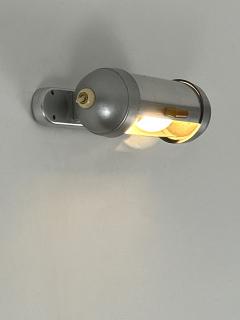  K nig Streamline Design Bauhaus Sub Marine Cabinet Sconce by K nig Germany 1940s - 4599872