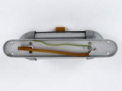  K nig Streamline Design Bauhaus Sub Marine Cabinet Sconce by K nig Germany 1940s - 4599877