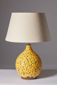 K ramos Glazed Ceramic Table Lamp Keramos France c 1940 - 3313979