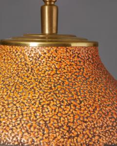  K ramos Glazed Ceramic Table Lamp Keramos France c 1950 - 3313933