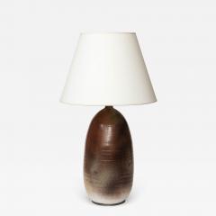 K ramos Glazed Ceramic Table Lamp Keramos France c 1950 - 3518467